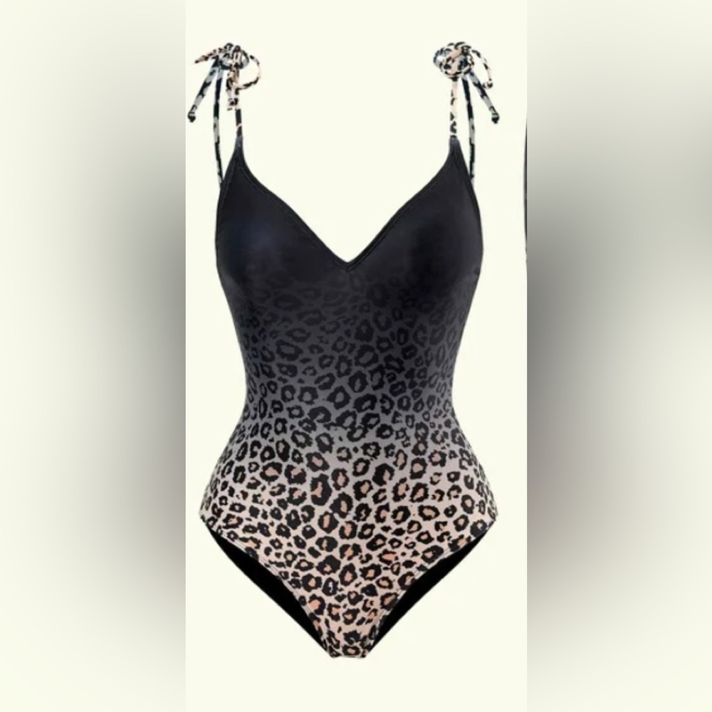 NWOT leopard one piece swimsuit